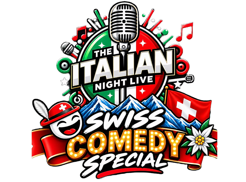 10 nov 2026 20:30 | The Italian Night Live – Swiss Comedy Special. Il primo late show in italiano a Ginevra